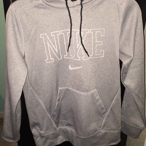 Grey Nike Therma Fit Hoodie