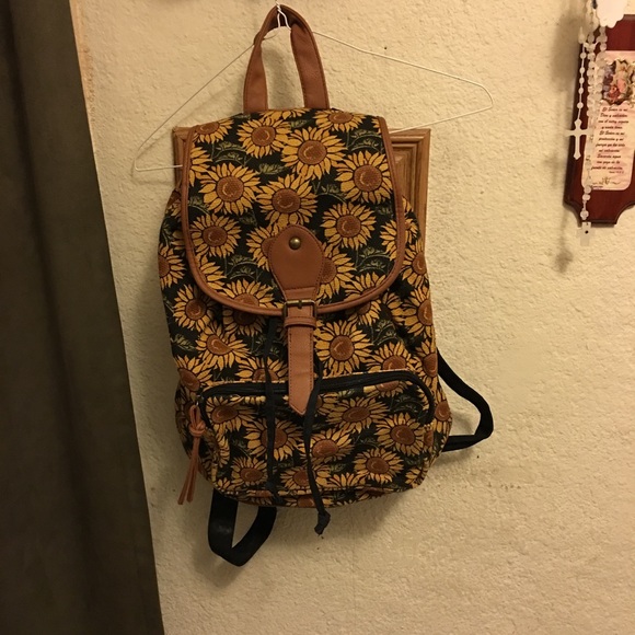 Brandy Melville Handbags - Sunflower Backpack