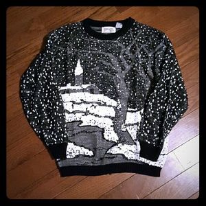 Vintage Christmas Sweater Medium
