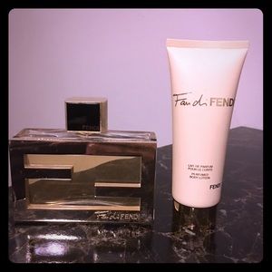 Fendi perfume with lotion