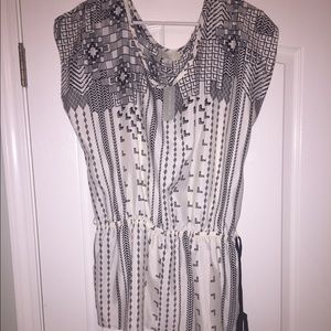 Forever21+ Black & White Top