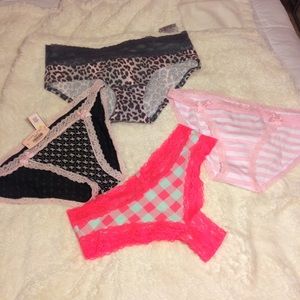 VS and PINK small panty bundle NWT
