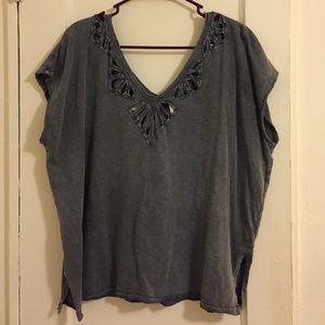 Free People Net Tee