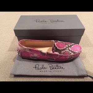 Paolo Bentini: Python Driving Moccasin-BRAND NEW!
