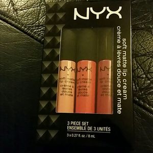 NYX soft matte lip cream 3 pack