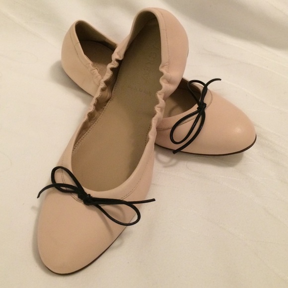 J. Crew Shoes - SOLD! J. Crew Light Pink Italian Leather Ballet