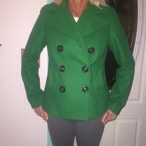 Green Old Navy Peacoat