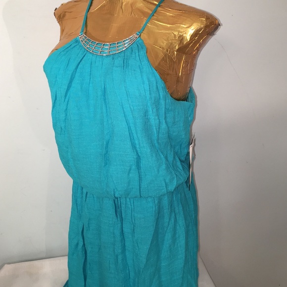 As U Wish💕 Crinkle Style Dress NWT💕💛💜💕 - Picture 1 of 4