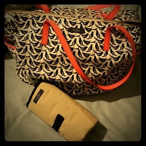 Kate spade diaper bag wallet bundle