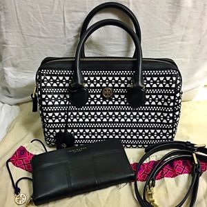 Tory Burch Satchel & Wallet Set