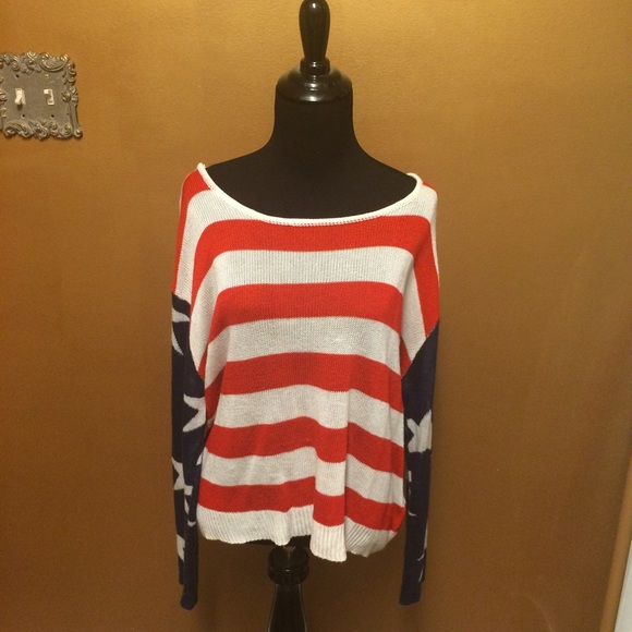 American flag sweater