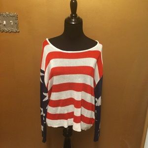 American flag sweater