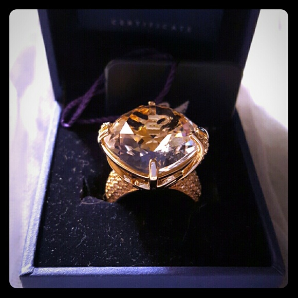 Swarovski crystal ring