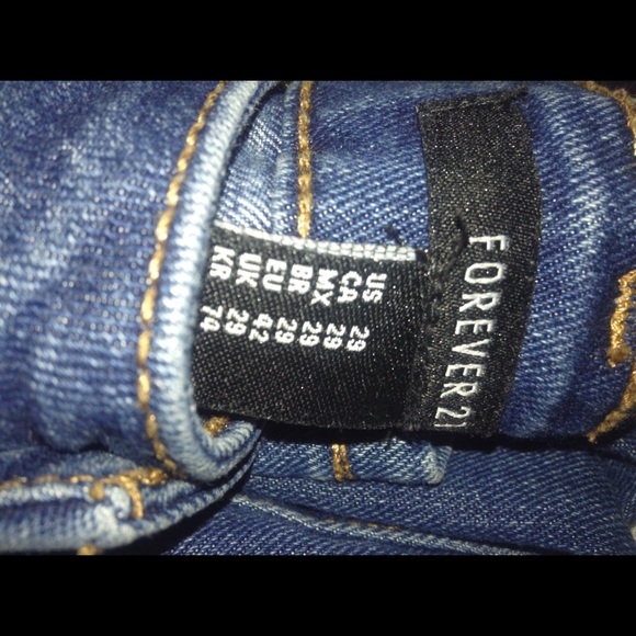 Forever 21 Cropped Skinny Jeans