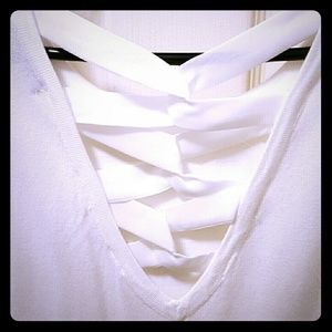 Cable and gauge blouse