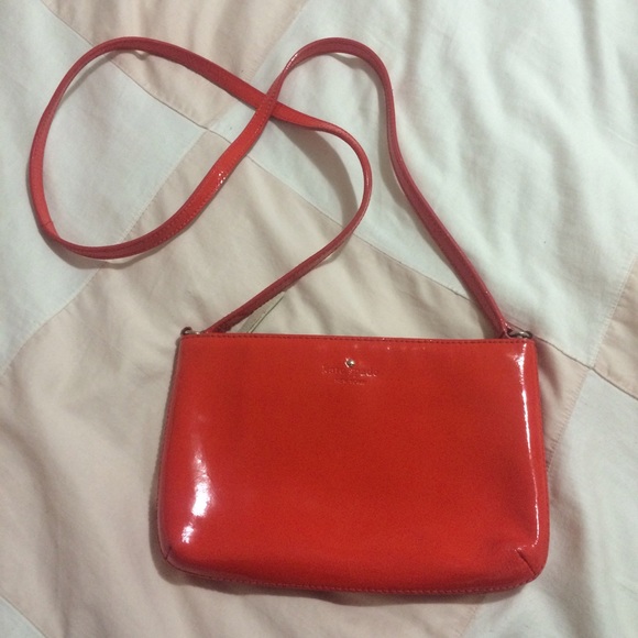 Kate spade red - orange purse ❤️ - Picture 2 of 4