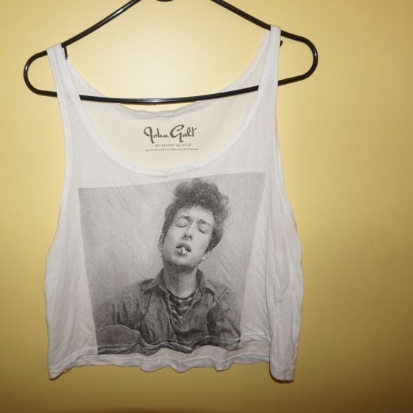 Bob Dylan cropped tank top