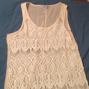 Long back sheer tank