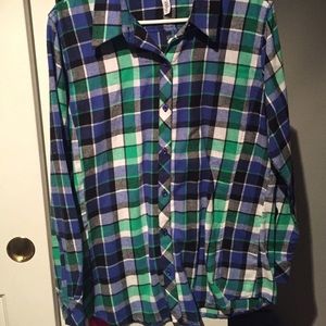 Blue & Green Flannel