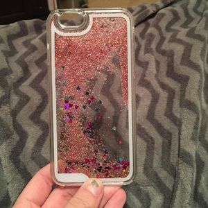 iPhone 6 glitter case