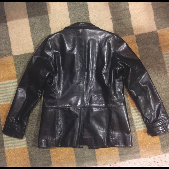 ⚡️Armani Exchange 100% Leather Jacket🤑 - Picture 2 of 4