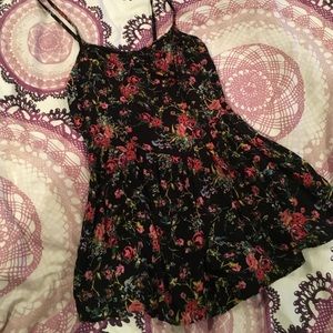 Black floral mini ROMPER by xhilaration