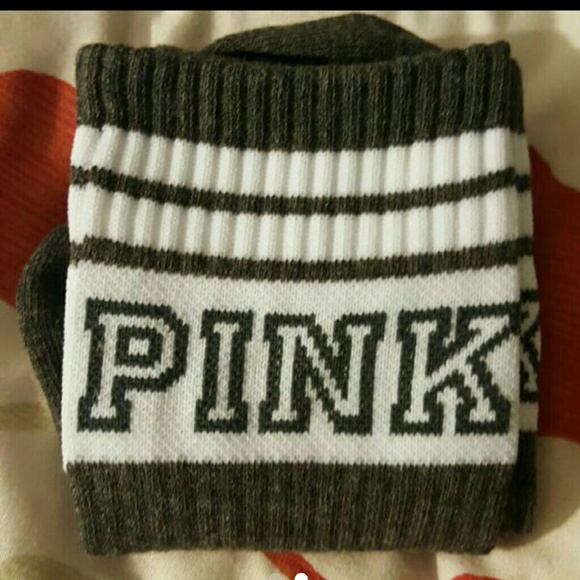 pink knee high socks NWOT