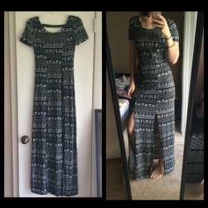 Derek Heart Aztec print maxi - size small