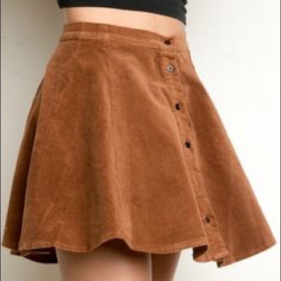 Brandy Melville suede skirt