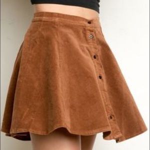 Brandy Melville suede skirt