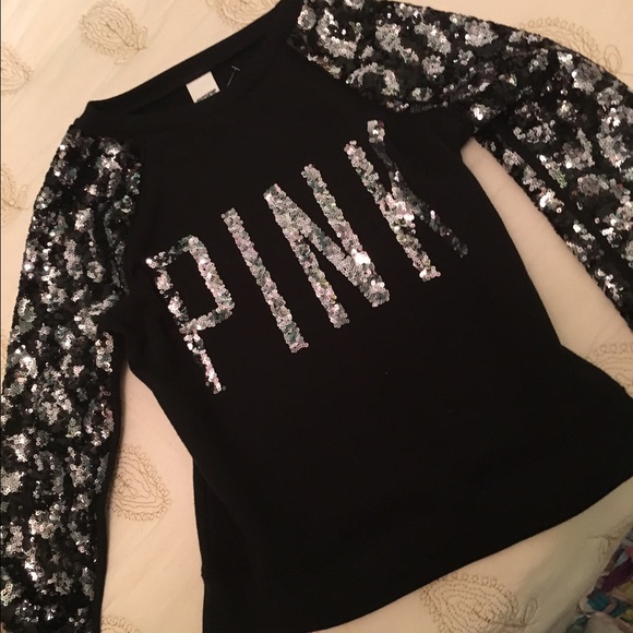 PINK pullover sweatshirt