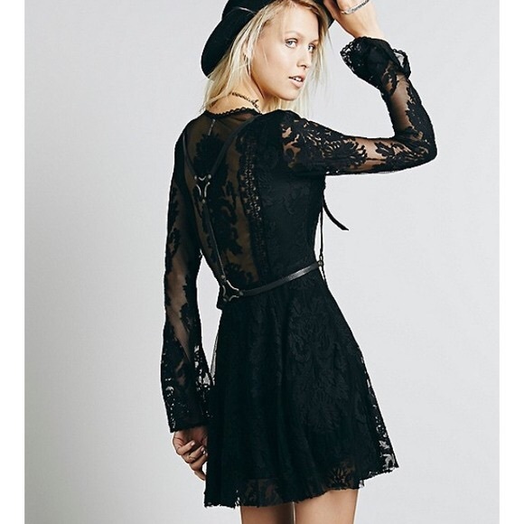 Free People Dresses & Skirts - Free people reign over me black dress