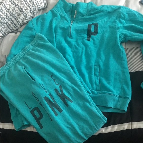 Sweat pants and sweater