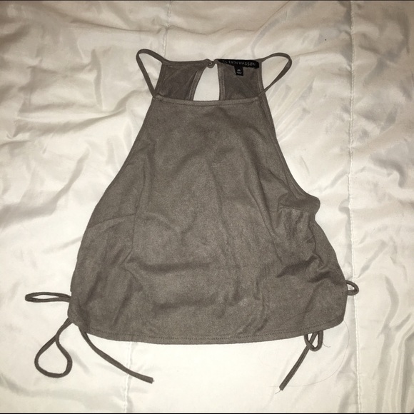 Suede top