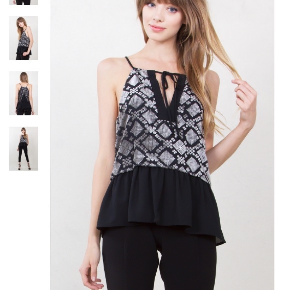 Velvet mixed media top!