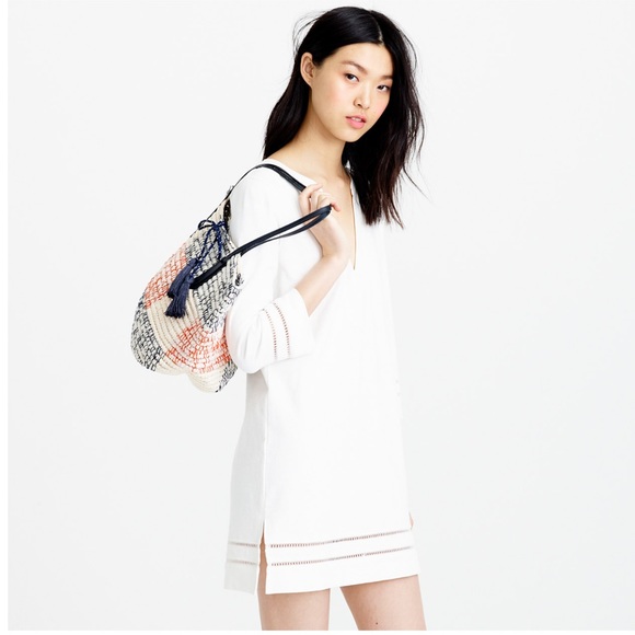 J. Crew dress in white - beautiful soft fabric - Picture 1 of 3