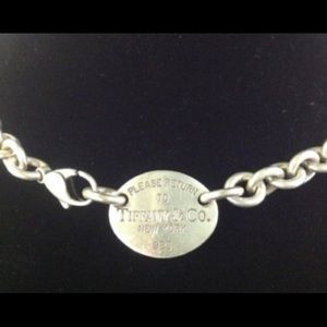 Return to Tiffany oval linked necklace