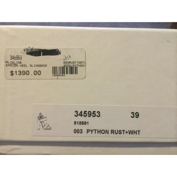 Celine heels size 8.5 us. Authentic and brand new. - Picture 3 of 4