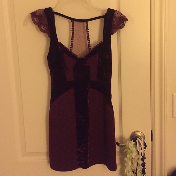 Free people velvet dress