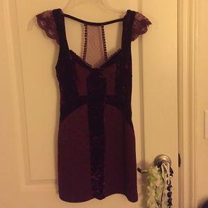 Free people velvet dress
