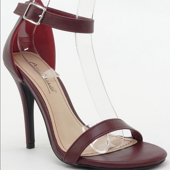 Wine Single Sole Sandals