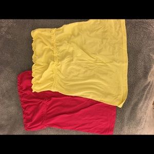 Brand new never worn tube tops