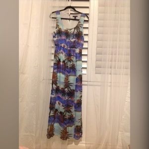 Malibu printed long dress, worn once