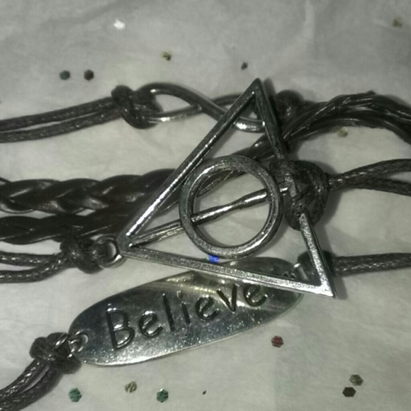 Harry Potter leather cord bracelet
