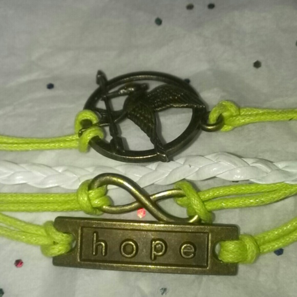 The Hunger Games leather cord bracelet