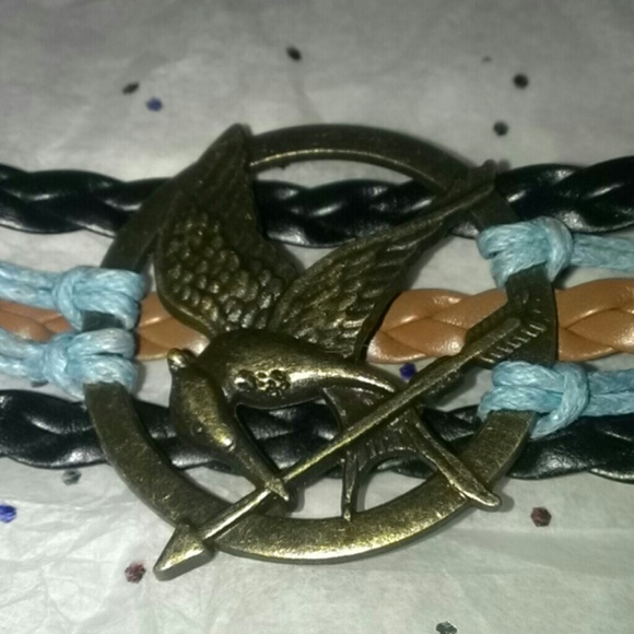 The Hunger Games leather cord bracelet