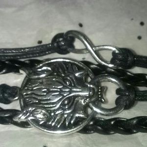 Final Fantasy leather cord bracelet