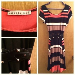 Multi-Color Amanda Lane Dress
