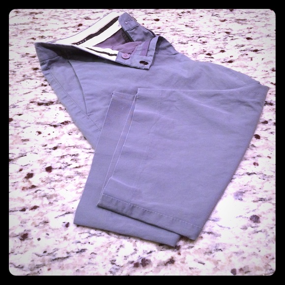 THEORY Gray Bermudas ~ SZ 8 ~ Long length