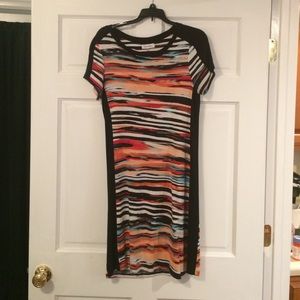 Calvin Klein dress multi color
